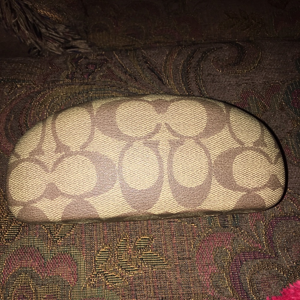Coach glasses case